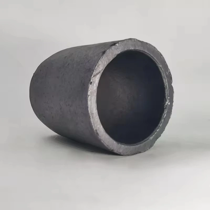 High temperature resistant graphite crucible for melting